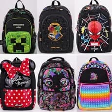 Austrália smiggle mochila estudante mochila estudantes do ensino fundamental crianças mochila lazer ao ar livre mochila