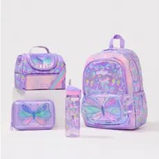 Austrália smiggle mochila crianças inteligente bonito mochila estudante mochila de grande capacidade saco de lazer ao ar