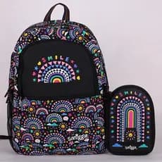 Austrália smiggle mochila infantil estudantes do ensino fundamental mochila de grande capacidade bolsa de lazer ao ar li