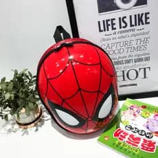 Spiderman mochila jardim de infância pequena classe média bebê 2-3-5 anos de idade dos desenhos animados saco de casca d