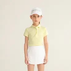 Eg roupas de golfe infantis meninas camisa POLO de manga curta verão novo estilo juventude roupas esportivas de secagem