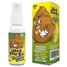 Haha Risada - Peido Molhado e Fedorento - Spray de Cheiro Forte - Cheiro Super Intenso - Presente Engraçado e Brincadeir