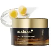 [medicube Oficial] Creme em Cápsulas de Vitamina C de Ação Profunda |       Creme Pérola Dourada |       Cápsulas de vit