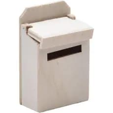 Uma caixa de correio de madeira compacta e bonita é um excelente item decorativo para realçar o charme da sua casa.