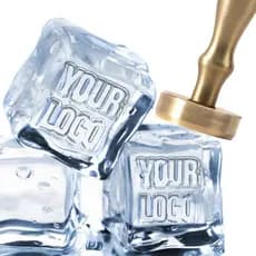 Molde de gelo personalizado com letras, adequado para coquetéis e uísque, modelo G TO8R.