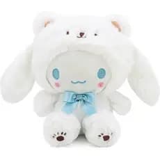 Série de fantasias de urso branco de desenho animado, brinquedo de pelúcia macio, brinquedo adorável, almofada de pelúci