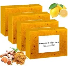 Sabonete Facial de Cúrcuma e Ácido Kójico, Sabonete de Limpeza Facial, Sabonete Facial de Cúrcuma STCZ
