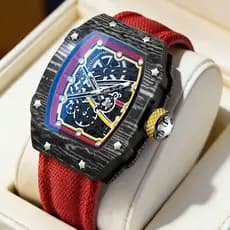 Relógio masculino relógio de pulso Ultra-fino em forma de barril náilon banda tempo na moda relógio masculino relógio de