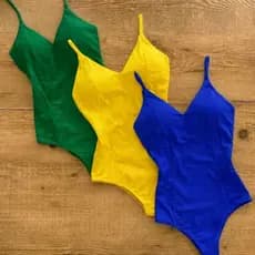 KIT 3 BODY ALCINHA CORES DO BRASIL SUPLEX COM BOJO