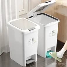 Lixeira doméstica modelo 2026 para cozinha, banheiro, lavabo, sala de estar, quarto, com tampa, lixeira comercial com pe