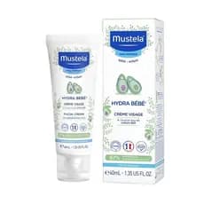 Creme Hidratante Diário para Bebês Mustela Hydra Bebe - Com Abacate Natural, Óleo de Jojoba e Manteiga de Karité - 1,35