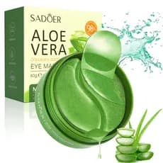 Máscara para Olhos Aero Zen com Aloe Vera - 60 Unidades de Patches para a Área dos Olhos com Aloe Vera - Patches para Tr
