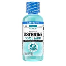 Enxaguante bucal suave sem álcool Listerine Cool Mint, elimina 99,9% dos germes que causam mau hálito, sabor menos inten