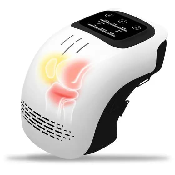 1 unidade de massageador elétrico portátil e confortável para os joelhos, massageador de joelhos recarregável, produto d