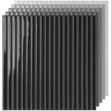 Ladrilhos Backsplash De Metrô Descascados E Colados , Pacote Com 5 , 12 x 12 Pol . , Verde | Painéis De Parede 3D extra