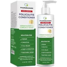 Shampoo Antifúngico PHARMBANNER Para Folliculite , Dermatite Seborréica , Psoríase No Couro Cabeludo-Alivia Coceira & am