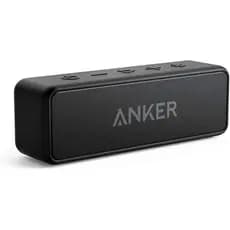 Anker Soundcore 2 Caixa de Som Bluetooth Portátil com Som Estéreo, Bluetooth 5, Bassup, Resistência à Água IPX7, 24 Hora