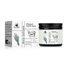 Bálsamo Artesanal de Sebo Batido - Hidratante Batido para Rosto e Corpo - Cuidado de Pele 100% Natural para uma Pele Mac