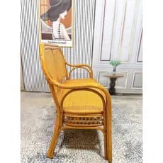 Todas as plantas sofá de videira flor dupla com cadeira sala de estar ao ar livre casa de chá cadeira de videira mesa de