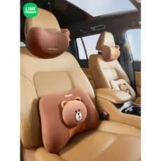 2024 novo estilo encosto de cabeça do carro condução pescoço travesseiro bonito principal condução carro travesseiro ass