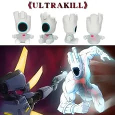 Ultrakill Minos Robot Boneca de pelúcia Jogo Mercadoria Boneca Guerreiro