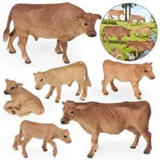 Modelos de Simulação de Animais de Fazenda: Pássaros, Vacas, Gado Amarelo, Bezerros, Figuras BOE, Modelos de PVC, Brinqu