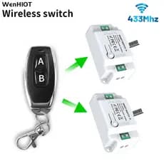 Interruptor Sem Fio RF 433MHz De Controle Remoto Modificação DIY Para Casa