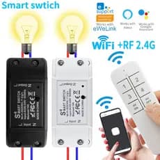eWelink WiFi Smart Switch Controle Remoto Sem Fio Funciona Com Aplicativo Alexa E Google Home Voice Control