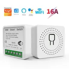 16A Tuya Wifi Interruptor Inteligente Sem Fio Suporte Vida App Controle Remoto Alexa Google Casa De Voz