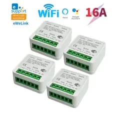 Interruptor Inteligente Wi-Fi , Sem Fio , Suporte Para Aplicativo eWeLink , Alexa , Google Home , Controle De Voz