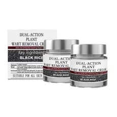 Creme Renovador de Dupla Ação KeraErase, Creme Calmante e Reparador de Arroz Preto e Branco, Essência Corporal Natural a