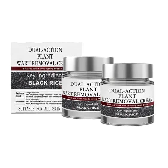 Creme Renovador de Dupla Ação KeraErase, Creme Reparador Calmante de Arroz Preto e Branco, Sérum Corporal Natural Adequa