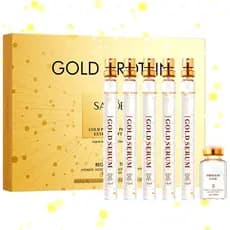 Conjunto de Lifting com Fios de Proteína de Seda, Sérum de Colágeno com Proteína de Seda Solúvel e Essência de Nano Ouro