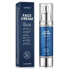 Creme Facial 6 em 1 para Homens: Hidratante Facial Masculino, Creme Antienvelhecimento, Tratamento para Manchas Escuras