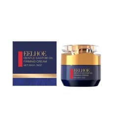 Creme Firmador Suave com Óleo de Rícino, Hidratante para a Pele com Óleo Mineral e Glicerina para Todos os Tipos de Pele