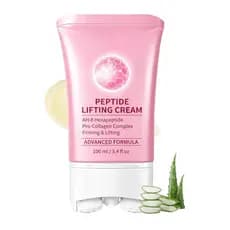 Creme Firmador para Pescoço com Rolo, Creme para Tonificação e Lifting do Pescoço, Peptídeos e Colágeno para Pele Flácid