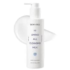 DEWYTREE Hi Amino All Cleansing Milk - Leite de Limpeza Facial Hidratante para Pele Sensível |   Loção Facial de Aminoác