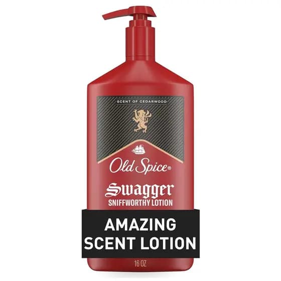 Loção para Mãos, Rosto e Corpo Old Spice para Homens, Hidratação Leve 24/7 com Aroma Incrível, Absorção Instantânea, Par