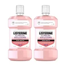 Enxaguante Bucal Antisséptico Listerine Clinical Solutions para Saúde das Gengivas, Antigengivite e Antiplaca, Elimina G