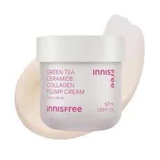 innisfree Creme Hidratante Facial Coreano com Chá Verde, Ceramida e Colágeno para um Brilho Jovem VJ56