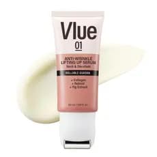 VLUE Creme Firmador para Pescoço com Retinol Guasha - Hidratante Antienvelhecimento com Extrato de Colágeno e Figo para