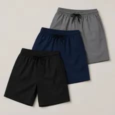 Kit 3 Shorts Masculinos Dry Academia Esportivo Fitness Treino Corrida Leve Short Academia Masculino