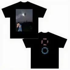 Camiseta  Harry Styles Street Kiss All The Time Disco Occasionally Camisa 100% Algodão