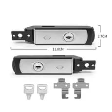 S100 # Fechadura para mala de viagem com estrutura de alumínio, fechadura para mala de viagem, chave, acessórios para re