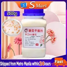 [Em Estoque] 500g de Cristais Dessecantes de Areia de Sílica Gel Reutilizáveis para Secagem de Flores, Absorvedor de Umi