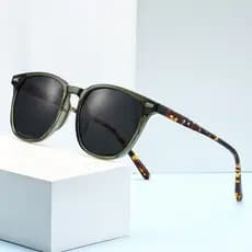 2026 óculos de sol quadrados óculos de sol pequeno rosto quadro Retro masculino Anti-ultravioleta feminino óculos de sol