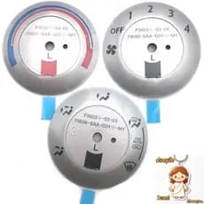 1 peça Honda Fit 2003-2007 Adesivo Botano de Ventilador/Ar Condicionado Acessórios para Carro