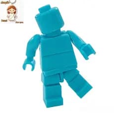 Blocos de Construção Mini Multicoloridos de Cor Sólida EQRU Brinquedos Infantis