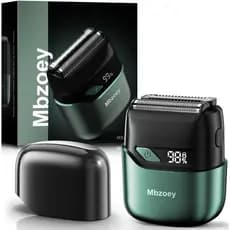 Barbeadores Elétricos de Lâmina para Homens, Mini Barbeador Elétrico, Barbeador Facial Compacto, Barbeador Sem Fio à Pro