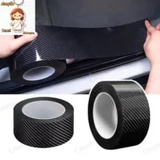 Adesivo 3D De Fibra De Carbono Carro Moto Protetora Porta Espelho Anti -CO